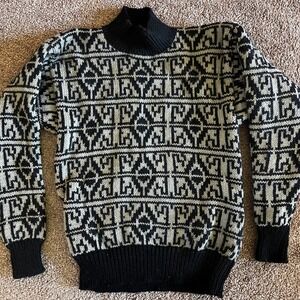 Vintage Sportific‎ Kristin Collection Wool Turtleneck Sweater Pullover Medium